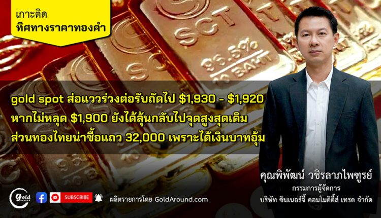 คุณพิพัฒน์ วชิรลาภไพฑูรย์ กรรมการผู้จัดการ บจ.ซินเนอร์จี้ คอมโมดิตี้ส์ เทรด - SCT GOLD